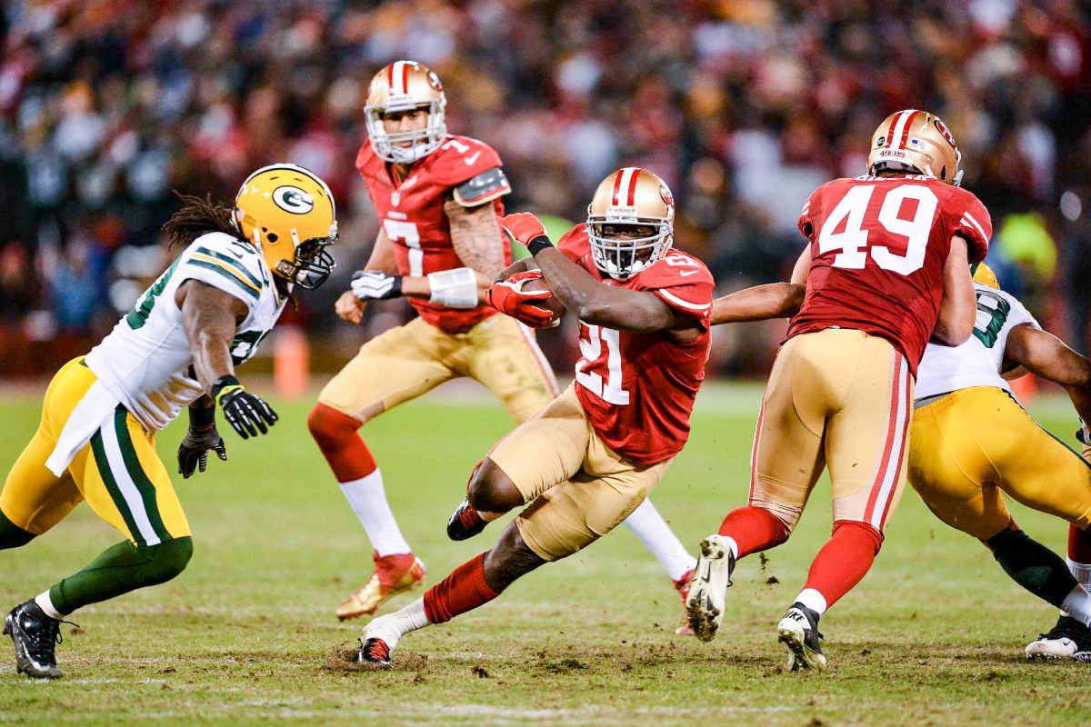 Gore Sr. rushed for more than 1,000 yards eight times during his 10 seasons in San Francisco.